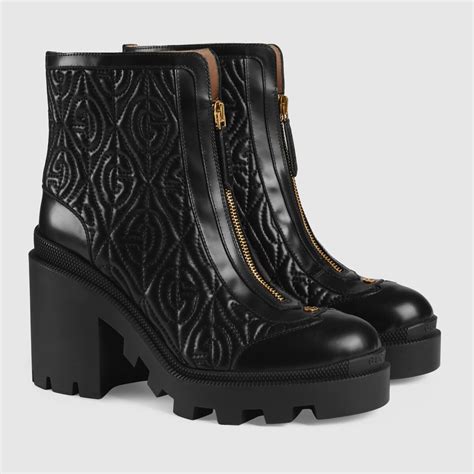 gucci rhombus boot|gucci ankle boots for women.